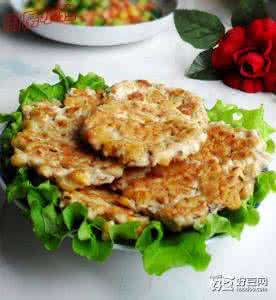 香菇玉米肉饼 玉米香菇鸡肉饼做法