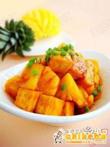 菠萝咕唠肉 【豆腐当肉吃】菠萝咕唠豆腐