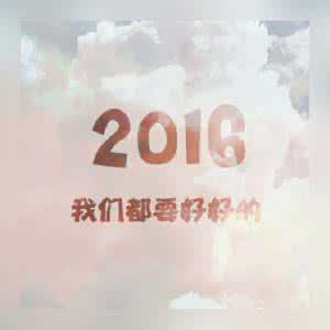 重生我们都要好好的 2016，我们都要好好的