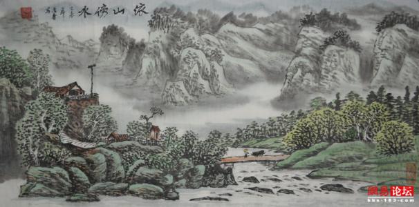 雪景山水画家作品欣赏 雪景山水画家作品欣赏 百岁画家朱屺瞻作品欣赏
