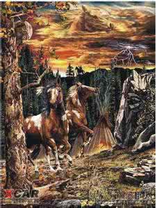 你能看到几匹马 你看到了几匹马?