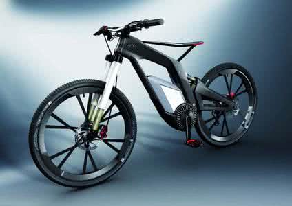 碳纤维电动自行车 奥迪e-bike概念电动自行车-碳纤维做到极致