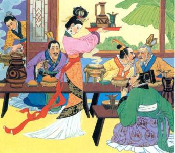 司马相如和卓文君 张有彩绘彩色连环画《卓文君与司马相如》