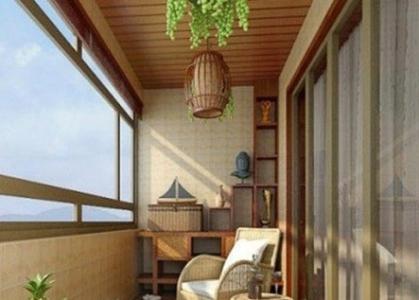 阳台吊顶效果图2016 阳台装修之吊顶材料怎么选择