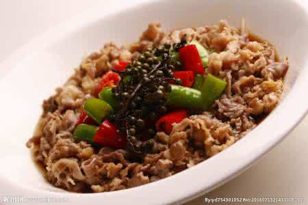 椒汁肥牛 鲜椒汁淋肥牛