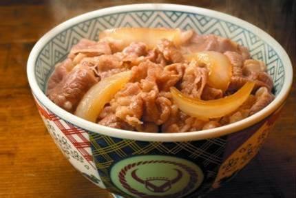 吉野家芦荟冰果茶 吉野家的招牌牛肉饭