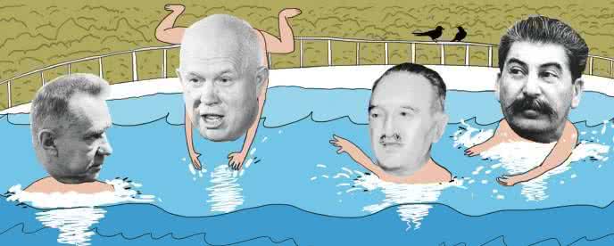 斯大林死后苏联变化 苏联领导人“玩水”囧事多 斯大林水中险被误杀