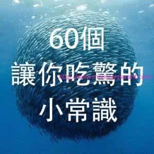 100个健康生活小常识 60個讓你吃驚的小常識-华