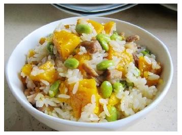 南瓜饭 缓解便秘之南瓜饭