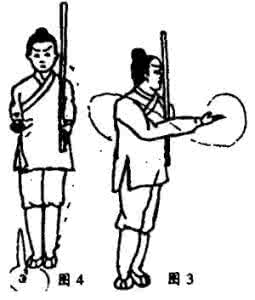 青城派武术 武术鞭杆 青城派武术白虎鞭杆二十一到二十五式乞丐打狗等
