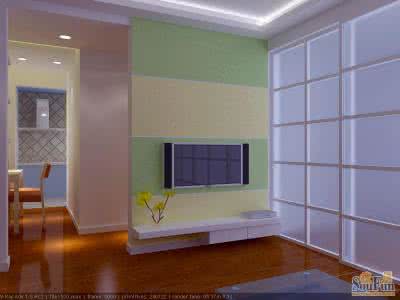 40平一居室装修效果图 39平现代简约一居