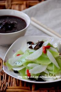 杂蔬小炒 木耳杂蔬小炒+黑米粥