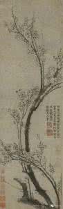 墨梅图 王冕 元代 中国墨梅第一人——元代王冕