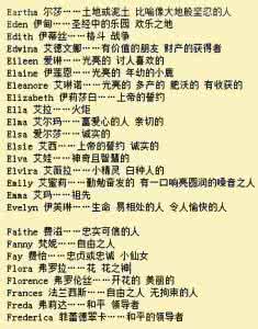 宝宝小名洋气英文名字 洋气的宝宝英文名字大全