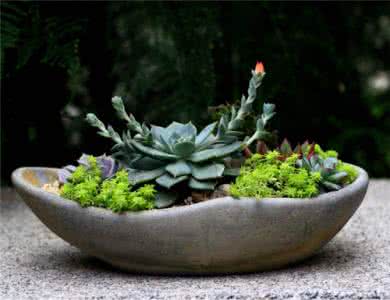 石头挖花盆视频教程 天然石头花盆手工DIY教程