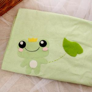 手工编织婴儿毯 布艺手工----婴儿包毯