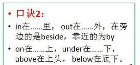 彻彻底底分清英语介词 注意：英语介词还在傻傻分不清？“8大口诀”让你瞬间分清不糊涂