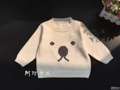 棒针提花编织技巧 棒针模式----“狗狗”及提花短袖实例