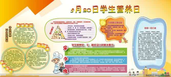 学生营养食 2014年全国学生营养日主题