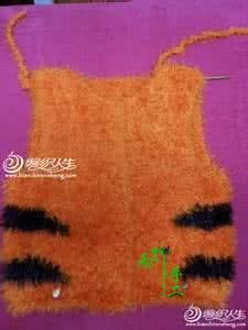 婴幼儿背心编织图解 编织幼儿小老虎背心