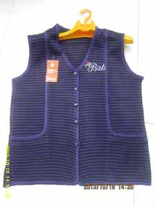 女士对襟毛线马甲 女装 三角形对襟的时尚毛线马甲编织款式、织法图解