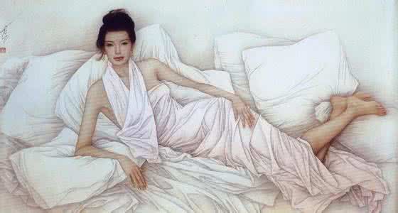 冯长江工笔人物画 十幅美女画（冯长江作）