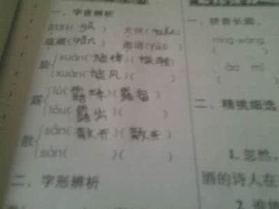 奇二个音组词语？