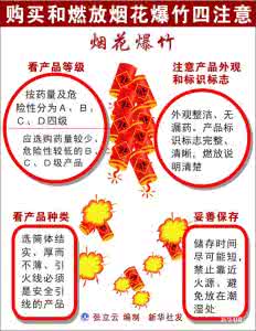 燃放烟花爆竹注意事项 购买烟花爆竹有哪些注意事项