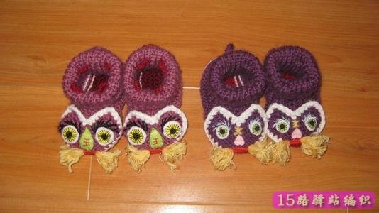 婴儿毛线老虎鞋的织法 婴儿老虎毛线鞋的织法说明 --收藏