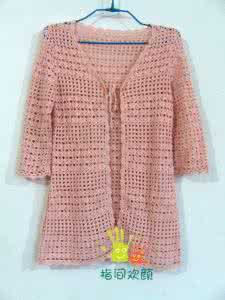 钩针外套开衫图解短款 钩针蕾丝七分袖短款开衫----“清悠”编织说明