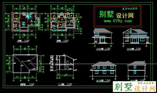 双拼别墅户型图 别墅图纸  2015双拼别墅户型图|别墅者网(免费别墅图纸网)——专业服务别墅图纸