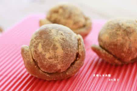 黑糖麻糬 年节讨喜元宝点心黑糖豆粉麻糬