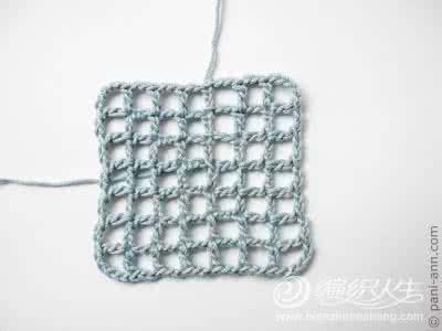 圆形坐垫毛线编织教程 【编织教程】怎样从中心圆到四方角的钩法