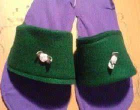 旧衣服制作温暖的拖鞋 旧衣服制作温暖的拖鞋 婚姻如衣服，越晒越温暖