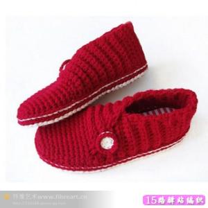 婴儿钩针钩毛线鞋款式 毛线钩织的一些造型时尚的鞋子款式图|钩针作品秀