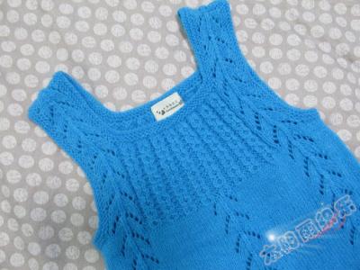 针织背心裙长款的织法 针织背心裙