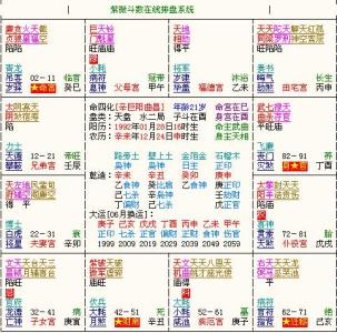 紫薇排盘格局详批免费 紫微排盤