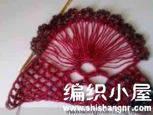 合欢花披肩 美丽优雅的合欢花三角披肩