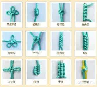 常用绳结及打法 常用绳结
