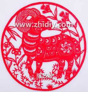 窗花剪纸图案大全 羊年窗花剪纸大全之精美剪纸羊窗花图案教程