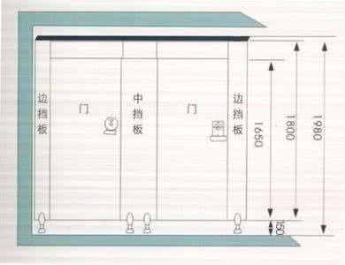 卫生间隔断尺寸标准 公共卫生间隔断尺寸 公共卫生间隔断尺寸标准