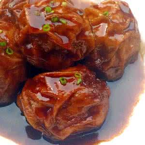 上海油面筋塞肉的做法 红烧油面筋塞肉