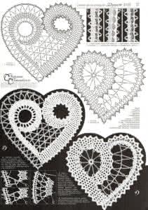 比利时花边图解 让人着迷的比利时花边----“心”