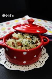 腊肠菜饭 【菠菜腊肠菜饭】饭菜一锅端
