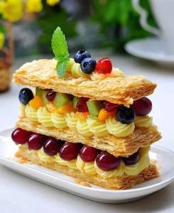 拿破仑千层酥 ? 烘焙DIY：拿破仑蛋糕 法式千层酥做法详解（拿破仑酥）