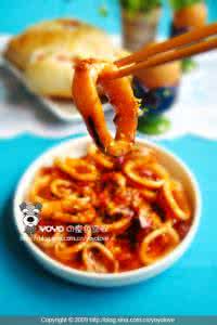 茄汁鱿鱼 炒鱿鱼【茄汁桂花鱿鱼圈】