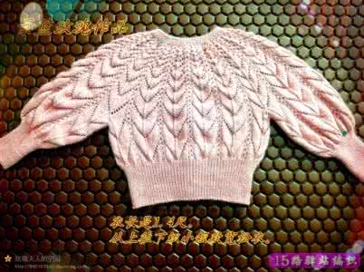 钩针外套开衫图解短款 女装 叶子花休闲短款小开衫的织法教程(景蓝玫瑰作品)