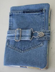旧牛仔布改造的笔袋 牛仔布的改造