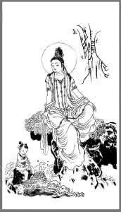 白描图谱 杨永青的晚年大作《白描观音图谱》