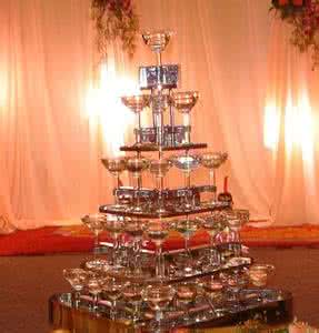 婚庆香槟塔 婚庆香槟塔如何摆放